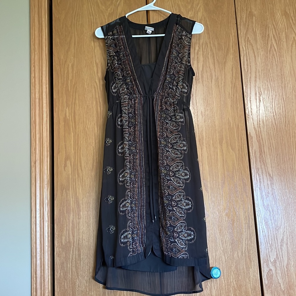 Merona high/low sheer summer dress.
